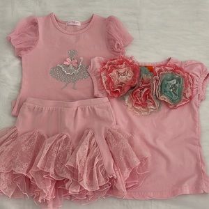 Just F.A.B. Girls 3-piece Set Sz 4 (2/3) READ Description